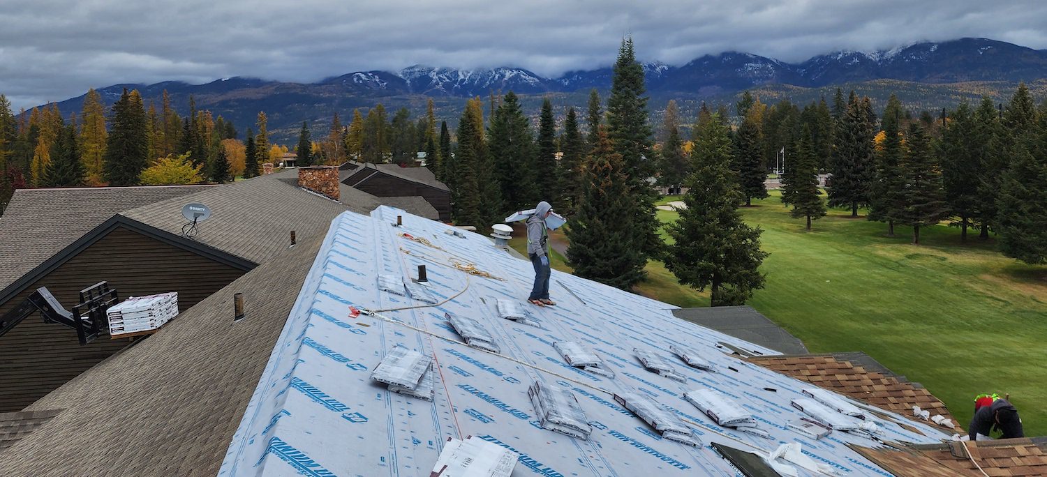 roof replacement project in montana
