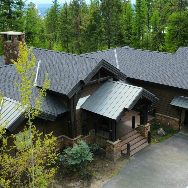 Roof installation in the flathead valley