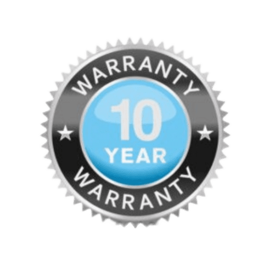 10 yrs warranty seal icon