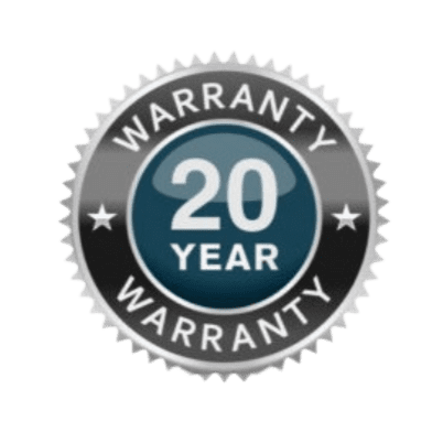 20 yrs warranty seal icon